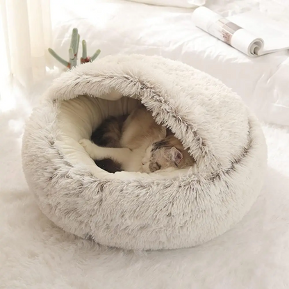 Skanto | Cozy Cave Pet Bed | Calming and Comfortable Dog Bed for Deep Relaxation