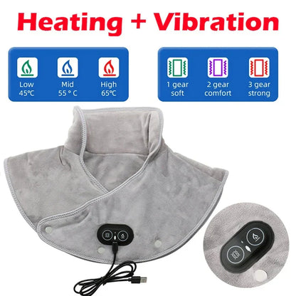 Skanto | Skanto Neck and Shoulder Massager USB Heating Pad with Vibration
