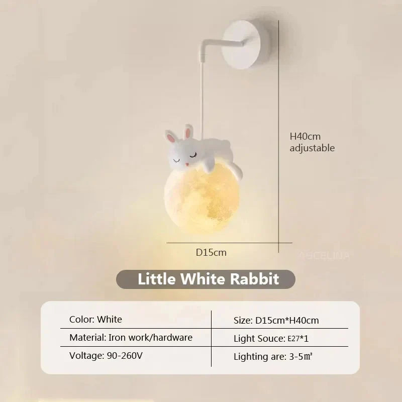 MoonGlow Light - Stylish LED Wall Lamp for Rooms Skanto