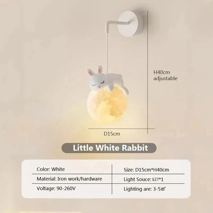 MoonGlow Light - Stylish LED Wall Lamp for Rooms Skanto