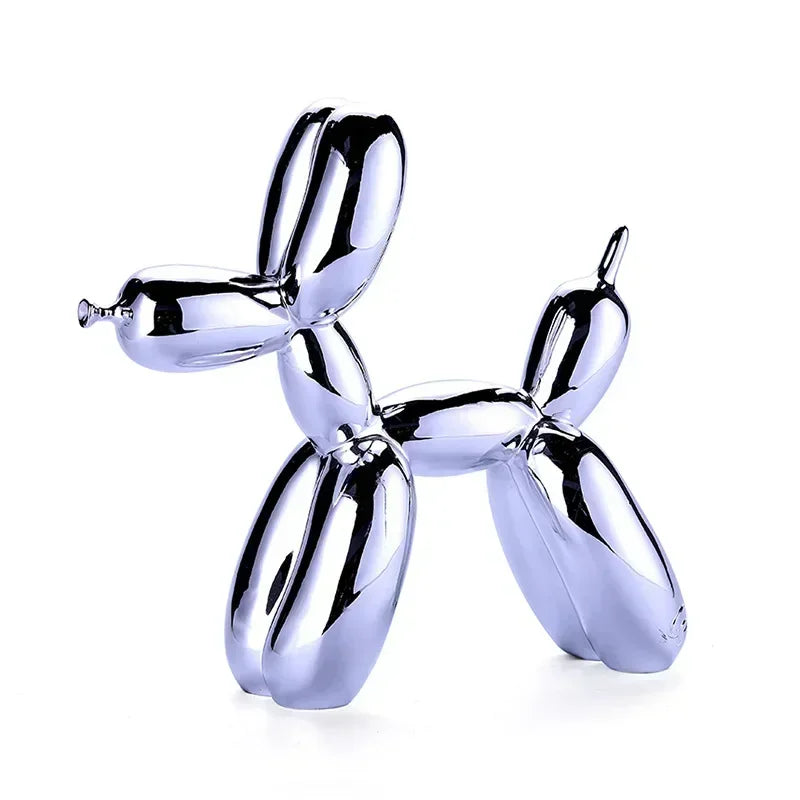 Skanto | Nordic Balloon Dog Sculpture Resin Animal Sculpture Art Sculptures and Figures Crafts Home Decor Room Desktop Accessories