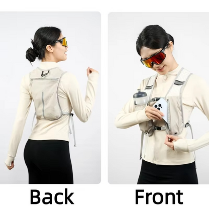 BowLift | Running Hydration Vest With Reflective Strips And Breathable Mesh Design