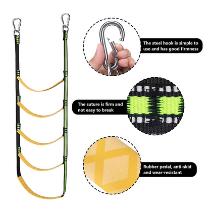 BowLift | Portable Nylon Rope Boat Ladder for Easy Boarding