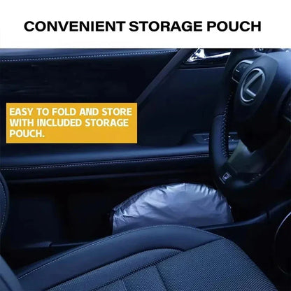 BowLift | CoolGuard Car Sunshade | Folding & Heat Resistant | Universal Fit | 150x70cm