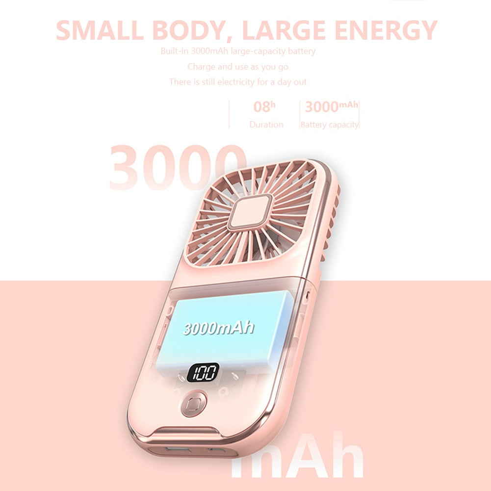 BowLift | Portable Rechargeable Magic Phone Holder Cooling Fan