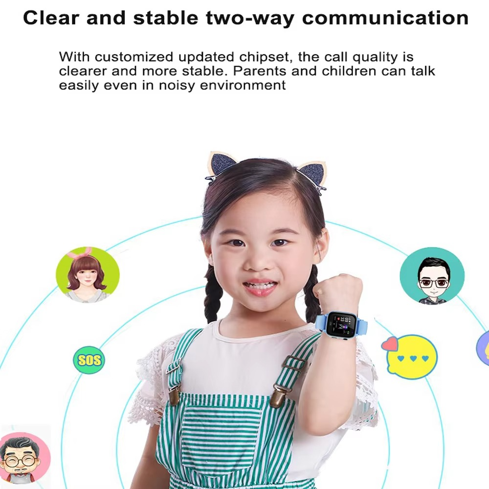 Skanto | 2" Smartwatch with Built-in Bluetooth Headset and Fitness Tracker