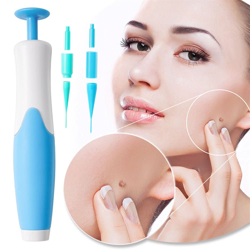 Preparations for the removal of skin spots, warts and skin tags