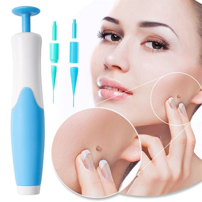 Preparations for the removal of skin spots, warts and skin tags
