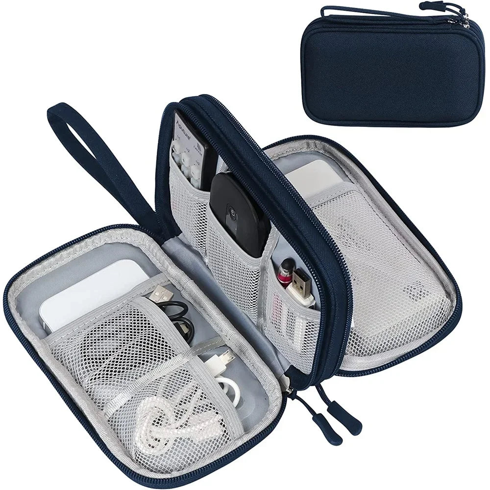 BowLift | TechPack | Electronic Organizer | Double Layer Design | Waterproof Oxford Fabric