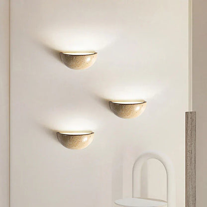 Skanto | SabiGlow - Organic Stone Wall Light
