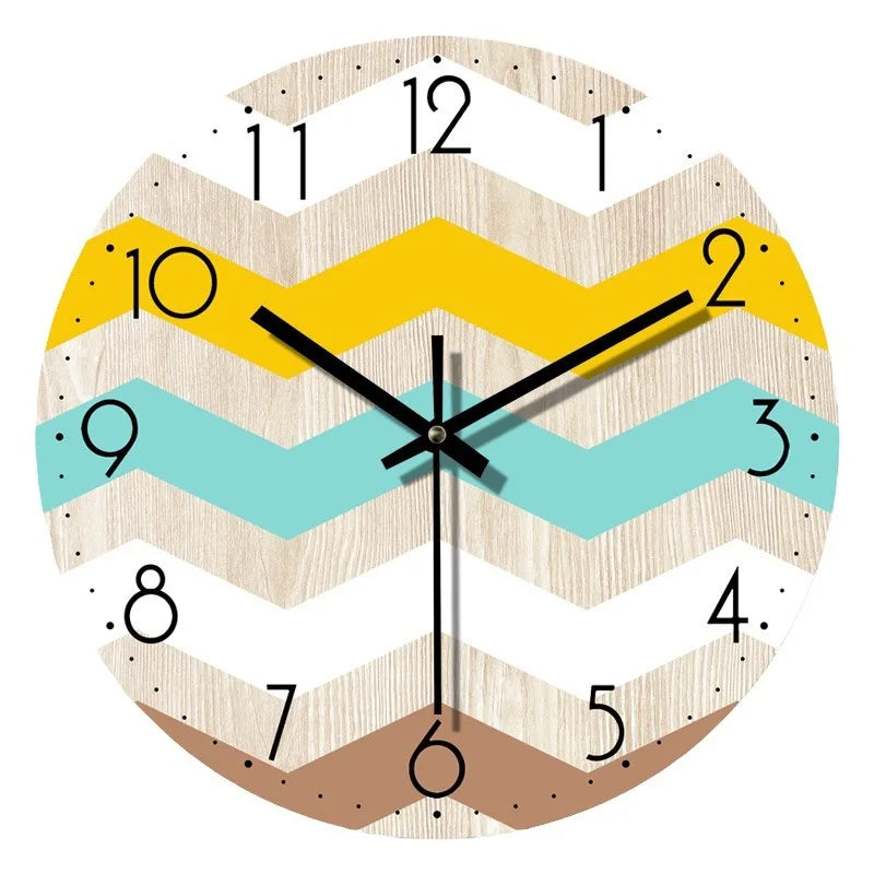 Skanto | Wooden Wall Clock – Modern Decorative Clock for Living Room or Office