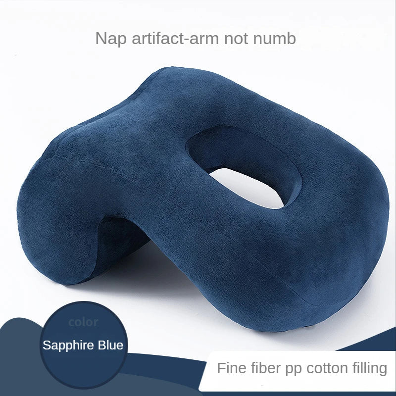 Skanto | Multifunctional U-Shaped Pillow for Comfortable Office Naps - Neck Support, Back Cushion, Head and Armrest