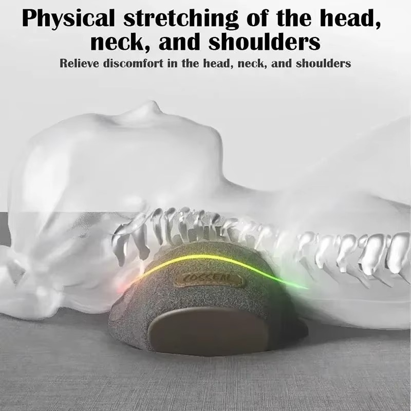 BowLift | Rechargeable Heated Neck Massage Pillow with Cervical Support and Vibration