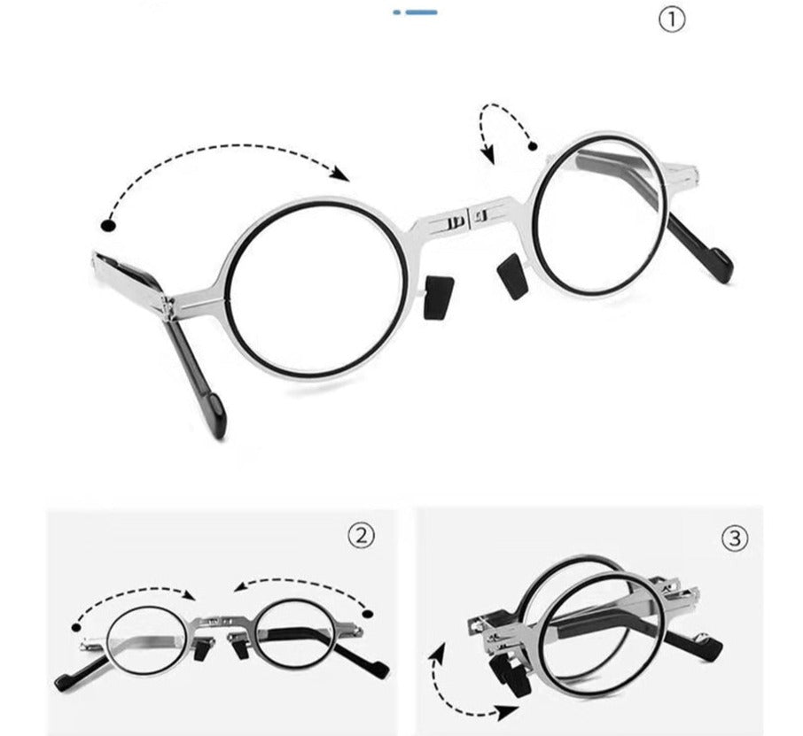 CompactView Reading Glasses – Foldable Glasses for Comfort and Protection