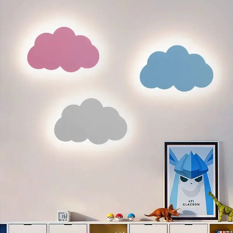 Clouds Appliqué on the Wall