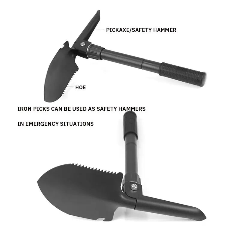 Skanto | Outdoor Multifunctional Engineer Shovel: Military Folding Spade for Camping, Fishing, and Vehicle Use
