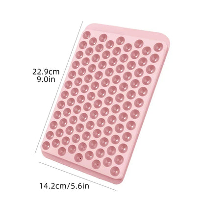 Skanto | Mini Ice Cube Tray | 104 Holes Round Ice Ball Mold | Small Crushed for Cooling Bar Cocktail Whiskey Drink | Coffee Juice Kitchen Tool