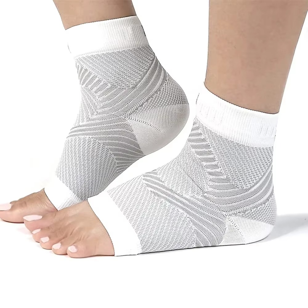 Night compression socks for Plantar Fasciitis with heel and arch support