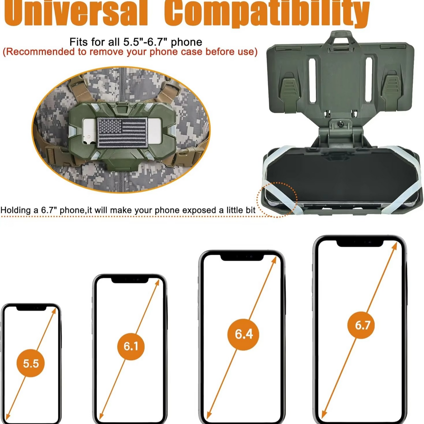 BowLift | Essential Tactical MOLLE Phone and Navigation Holder