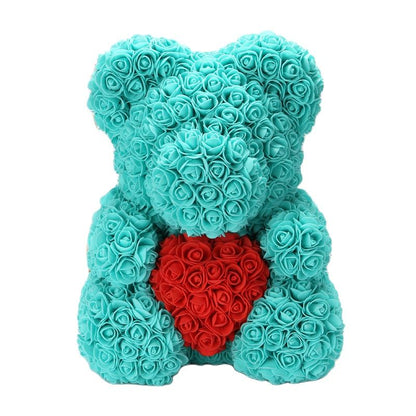BowLift | Artificial Rose Flowers Teddy Bear