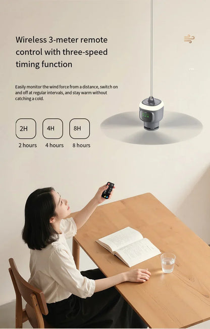 12000mAh Portable Ceiling & Camping Fan – Outdoor Tent Air Circulator and Cooling Fan | Brehn