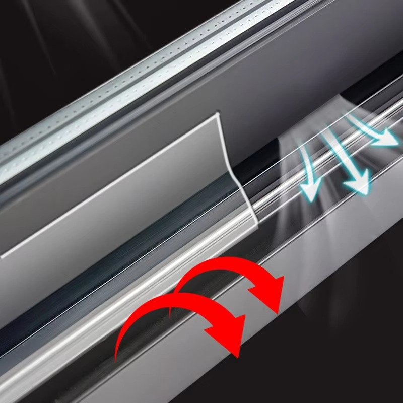 Skanto | 16.4 Ft Transparent Adhesive Door Seal Strip