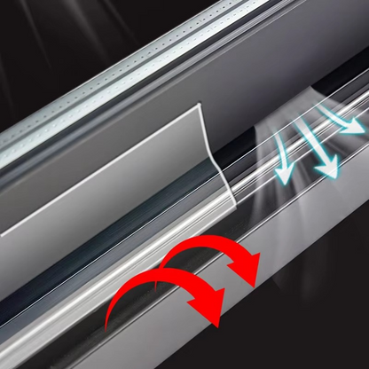 Skanto | 16.4 Ft Transparent Adhesive Door Seal Strip