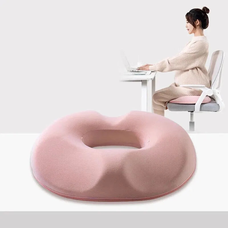 Skanto | OrthoRelax | Memory Foam Seat Cushion | Tailbone & Spine Relief | Ergonomic & Comfortable