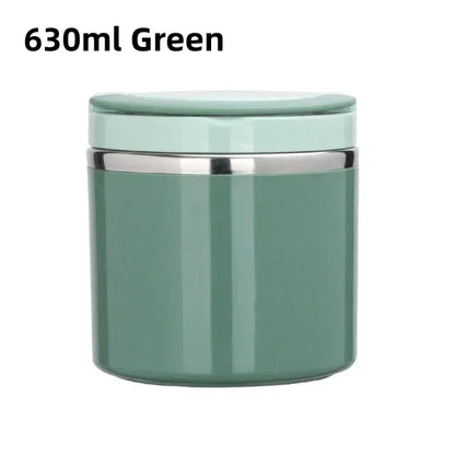 Skanto | Thermos Lunch Box | Stainless Steel Insulated Container | 630 ml / 1000 ml | With Handle & Leak-Proof
