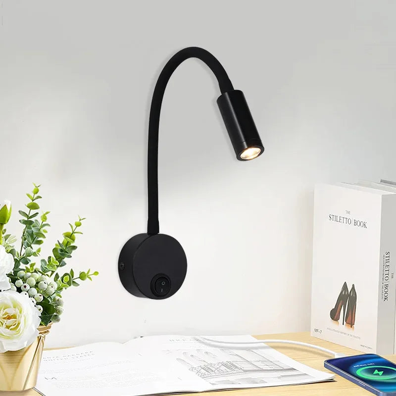 Karnz | Versatile LED Wall Light: Modern, Flexible, Perfect for Reading in Bed