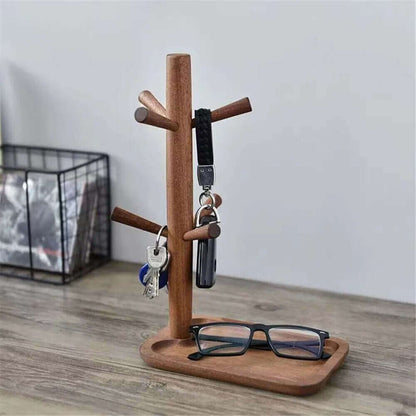 Sturdy Wooden Cup Holder: Cup Tree in Various Shapes + Colors