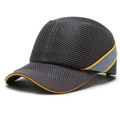 Skanto | Red Safety Bump Cap - Helmet with Hard ABS Inner Core for Head Protection at Home, Work, and Factory