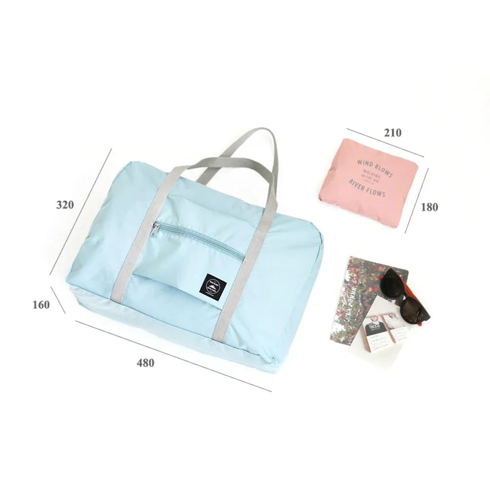 BowLift | Voyapura Folding Travel Bag | Waterproof & Ultralight | Large Capacity | Unisex Nylon Luggage