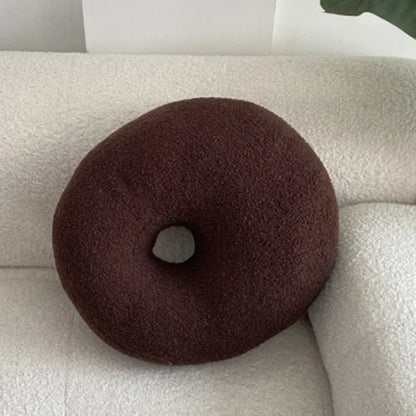 Nordic Bouclé Abstract Cushion – Minimalist Plush Pillow | Bowlift