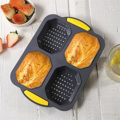 BowLift | Bunello Burger Mold | Silicone Baking Mold for Buns | Non-Stick & Heat Resistant | 6-Piece Mold