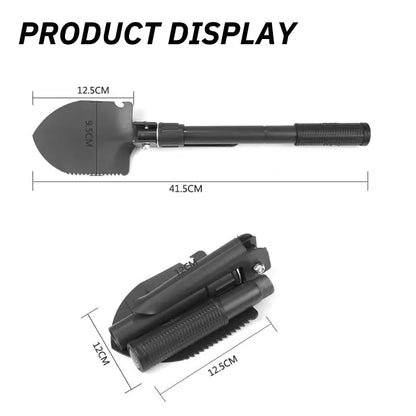 Skanto | Outdoor Multifunctional Engineer Shovel: Military Folding Spade for Camping, Fishing, and Vehicle Use