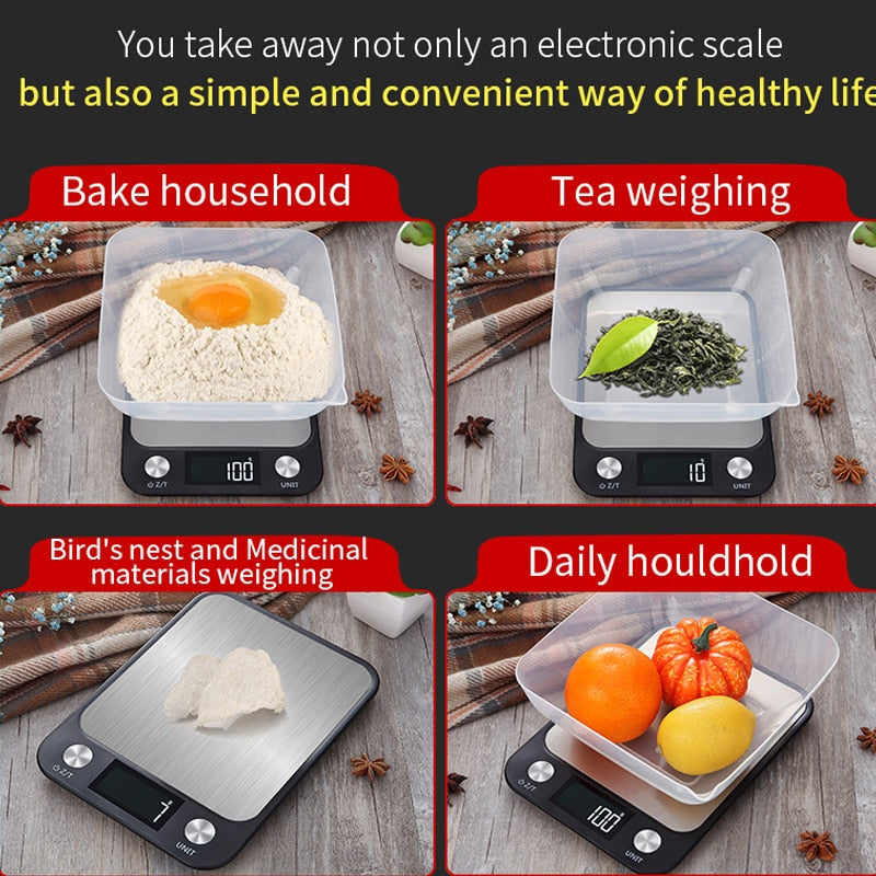 Waterproof kitchen scale