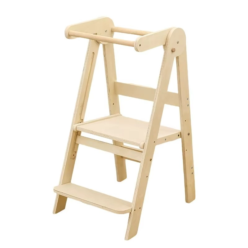Skanto Skanto | Modern Folding Step Stool for Kids Kitchen Helper Tower - Safe & Versatile Child Aid