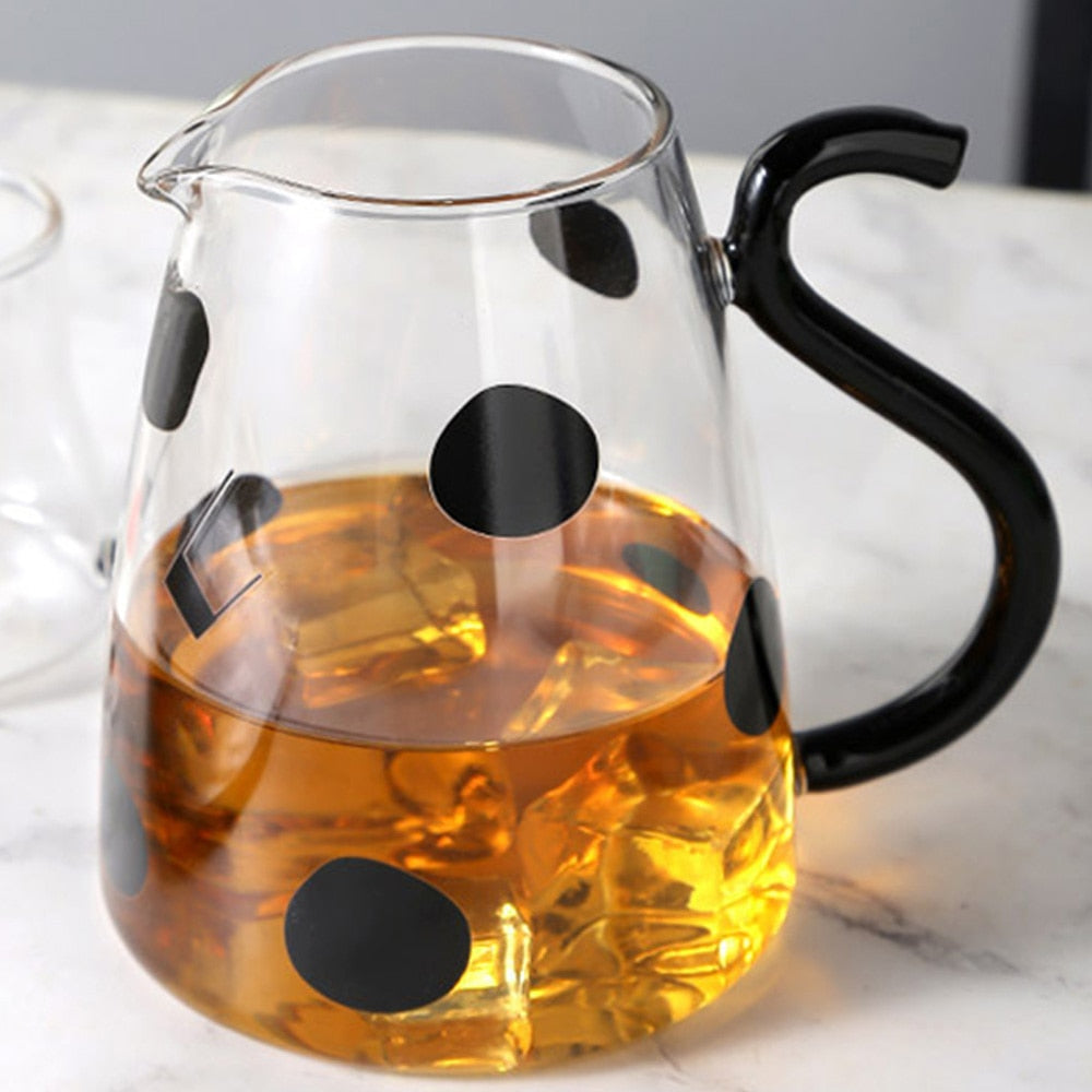 Cute Cow Glass Pitcher with Cup | Karnz