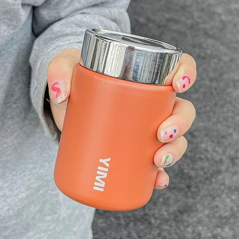 Skanto | 230ml Mini 316 Stainless Steel Portable Thermos - Pocket Vacuum Flask