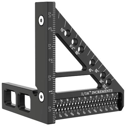 BowLift | Precision 3D Woodworking Ruler – 45° & 90° Multi-Angle Measuring Tool
