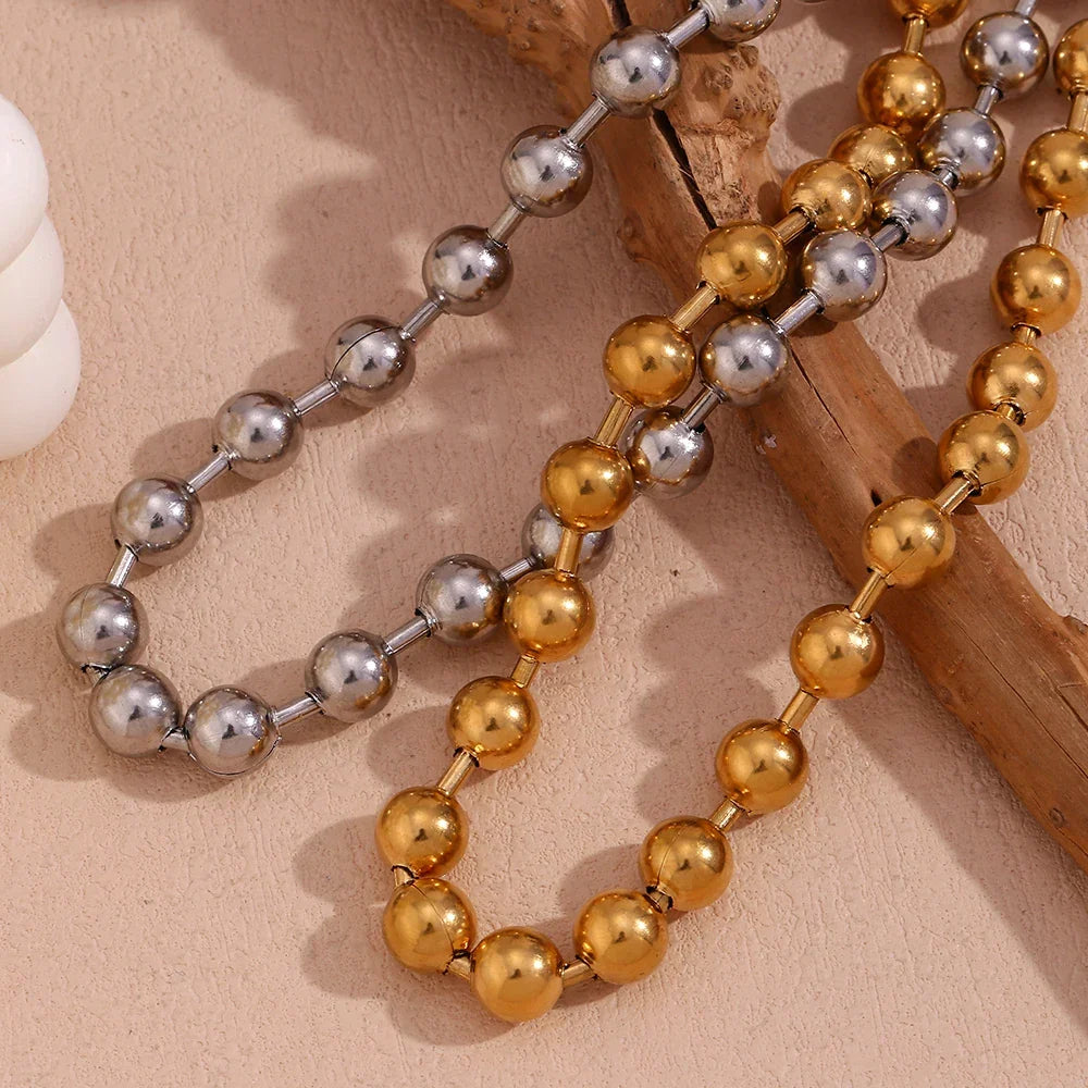 BowLift | 18k Classic Chunky Beaded Necklace