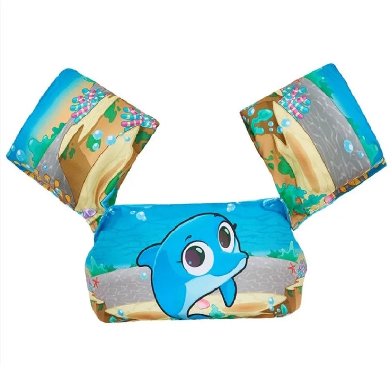 Brehn | FLOTTY Children's Swimming Aid | Life Vest with Arm Floats | Adjustable Double Closure | For Children up to 25 kg
