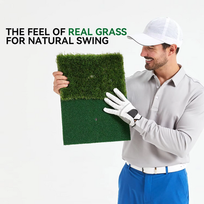 BowLift | Portable Golf Hitting Mat with Tee Hole for Backyard, Garage, and Indoor Practice