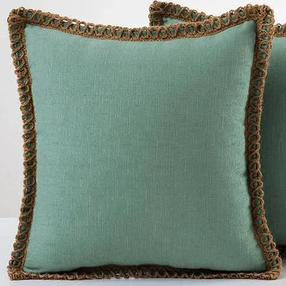Skanto | Colorful French-Style Decorative Polyester Pillow Cover