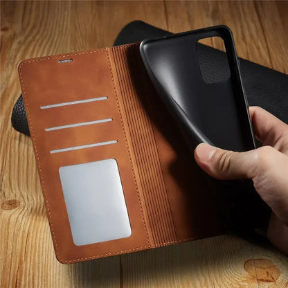 BowLift | Samsung Case: Magnetic Leather Bag for Stylish Protection