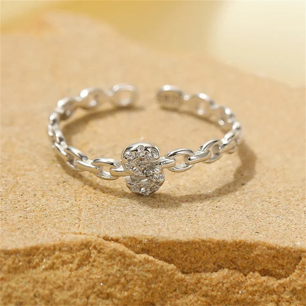 BowLift | Dainty Diamond Letter Initial Ring