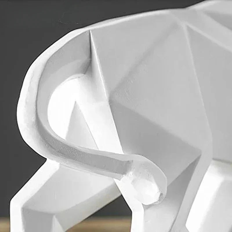 BowLift | ToroArte Bull Sculpture | Nordic Design | Resin Figure Modern | 35 cm / 26 cm