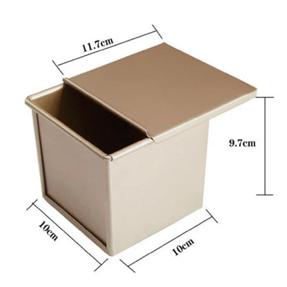 Skanto | Premium Non-stick Aluminum Alloy Loaf Pan with Lid - Various Sizes (250g/450g/600g/750g/900g/1000g) for Baking Bread and Cakes
