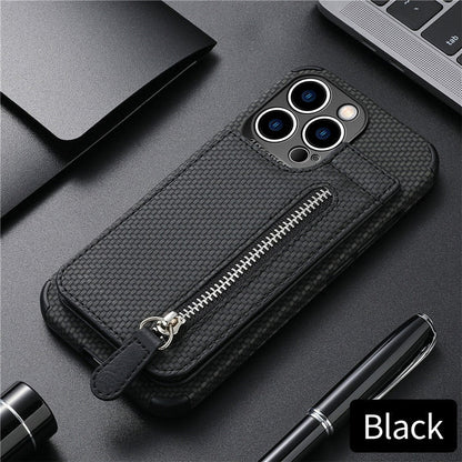 Skanto | Zip Zip Elegance Wallet iPhone Case